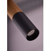 BARBO 5W Závěsné svítidlo, těleso kov, povrch černá a guma s imitací dřeva, dif plast opál, LED 5W, 425lm, teplá 3000K, 230V, IP20, rozměry d=120mm, vč závěs kabelu l=1500mm, lze zkrátit. náhled 2