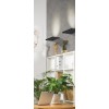 BANGOR Nástěnné svítidlo, těleso hliník, povrch černá, difuzor sklo, LED 10W, 850lm, teplá 3000K, 230V, IP20, rozměry 120x30x150mm, svítí nahoru. náhled 4