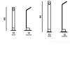 HEREFORD, 6W, IP54 Sloupkové venkovní svítidlo, materiál hliník, povrch černá antracit, difuzor plast, LED 6W, 480lm, teplá 3000K, 230V, IP54, rozměry 100x600x120mm. náhled 2