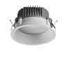 HAERO R 16W Stropní podhledové svítidlo, kruhové, těleso kov, povrch černá, difuzor plast opál, LED 16W, 1300lm, teplá 3000K, 230V, IP20, rozměry d=145mm, h=80mm. náhled 3