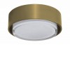 ALTERA 7W, IP44 Vestavné stropní svítidlo, kruhové, těleso kov, povrch zlatá, difuzor plast opál, LED 7W, 550lm, teplá 3000K, 230V, IP44, rozměry d=100mm, h=55mm. náhled 1