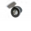 ARBORA 7W, IP54 Podhledové svítidlo, výklopné, základna kov, povrch černá, krycí plast čirý, LED 7W, 500lm, teplá 3000K, 230V, do koupelny IP54, tř.1, rozměry d=85mm, h=47mm. náhled 2