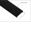 AVIDUS kryt Kryt profilu pro kolejnice velikosti 27mm, těleso plast černá, rozměry  27x7mm,  l=1000mm. náhled 3