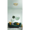 BARCHA PL 30W Stropní, přisazené svítidlo, těleso hliník, povrch černá, dif plast opál, LED 30W, 1500lm, teplá 3000K, 230V, IP20, rozměry d=400mm, h=85mm. náhled 5