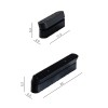 BRAUSO adapter Stropní adaptér pro napájení svítidla magnetického systému, výklopný 90°, materiál hliník, povrch černá, 48V, IP20, tř.1, rozměry 222x52x25mm. náhled 3