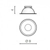 ROMAS R Rámeček kulatý pro svítidlo, materiál hliník, barva chrom, d=90mm, h=40mm, základna SAMOSTATNĚ náhled 9