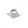 BOKO R Rámeček čtvercový pro svítidlo, materiál hliník, barva bílá, d=90mm, h=40mm, základna SAMOSTATNĚ náhled 1