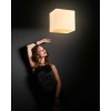 CUBE 1x40W, G9 Nástěnné svítidlo, difuzor sklo opál, pro žárovku 1x40W, G9, 230V, IP20, rozměry: d=130mm. l=120mm náhled 3