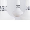 ARTEMISI 6x40W Závěsné svítidlo, základna kov, povrch bílá. difuzor sklo, pro žárovku 6x40W, E14, 230V, IP20, rozměry: základna d=450mm, difuzor l= 150mm, d=850mm, vč. závěsu l= 1200mm, lze zkrátit náhled 2