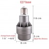 ZB 12W, E27, ZOOM 15°-60° LED žárovka bodová, těleso hliník černá, LED 12W, E27, teplá 3000K, ZOOM nastavitelný vyzařovací úhel 15°-60°, 230V, d=60mm, l=110mm náhled 6