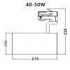 M-SERIES VÝPRODEJ Bodové svítidlo, těleso hliník, povrch bílá, LED 25W, 2500lm, vyzař 38°, neutrální 4000K, Ra80+, 230V, IP20, d=85mm, l=200mm, h=185mm, 3F adaptér Nordic Aluminiu náhled 9