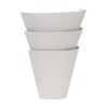 REWO 1X40W E14 NÁSTĚNNÉ Nástěnné svítidlo, základna kov, povrch bílá, stínítko plast bílá, pro žárovku 1x40W, E14, 230V, IP20, tř.2, rozměry 305x245x125mm, svítí nahoru náhled 2