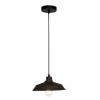 KUNTA S VÝPRODEJ Závěsné svítidlo, těleso kov, povrch rezavá, imitace opotřebení, pro žárovku 1x60W, E27, 230V, IP20, tř.2, rozměry d=250mm, vč. kabelového závěsu l=1130mm, lze zkrátit náhled 2