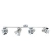 VONTI 4X5W LED Přisazené, bodové, svítidlo, nastavitelný směr svícení, clonící klapky, materiál kov, povrch černá, LED 4x5W, 4x380lm, teplá 3000K, 230V, IP20, tř.1, rozměry 165x840x190mm náhled 3