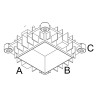 MOUNTING KIT 75 TRL Montážní kit pro instalaci vestavného bezrámečkového svítidla do SDK 117x117x30mm náhled 1