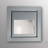 HELI 1 SCREEN VÝPRODEJ Vestavné svítidlo do stěny, těleso kov, povrch šedostříbrná, pr žárovku 1x20W, G4, 12V, IP40, 78x78x57mm, svítí dolů, montážní box SAMOSTATNĚ náhled 1