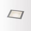 LEDS GO IN FORTE Zemní svítidlo, těleso hliník, rámeček eloxovaný hliník, difuzor sklo opál mat LED 1W, teplá 3000K, 350mA, IP67, 40x40x32mm náhled 2