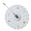MOD A, 24W LED modul pro náhradu žárovek ve svítidlech, základna plast, bílá, LED 24W, 2140lm, neutrální 4000K, Ra80, 230V, IP20, symbol "F", rozměry d=230mm, h=23mm, montáž na magnet náhled 4