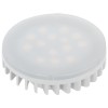 LM-GX53-LED VÝPRODEJ Světelný zdroj žárovka, zákl plast bílá, difuzor plast opál, LED 6W, GX53, teplá 3000K, 550lm, Ra80, 230V, stř život 15.000h, 15.000x zap/vyp, d=75mm h=27mm náhled 1