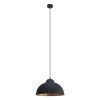 TRURO 2 VÝPRODEJ Závěsné svítidlo, těleso kov, povrch vnější černá, vnitřní měděná, pro žárovku 1x60W, E27 A60, 230V, IP20, tř.1, rozměry d=370mm, h=1100mm, lze zkrátit náhled 2