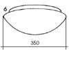 ELLA Stropní svítidlo, základna kov, povrch bílá, difuzor sklo opál, pro žárovku 2x60W, E27, A60, 230V, IP20, tř.1, 350x127mm náhled 10