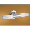 PALMERA VÝPRODEJ Nástěnné svítidlo, základna kov, povrch chrom lesk difuzor sklo opál, pro žárovku 2x40W, E14, 230V, do koupelny IP44, tř.1, rozměry 460x110mm náhled 2