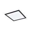 SALOBRENA-Z CONNECT-Z CCT VÝPRODEJ Stropní svítidlo, kov, černá, difuzor plast, LED 22W, 2390lm, dálk ovl, nebo smart telefon Bluetooth, stmívání, nast teplota CCT teplá 3000K - denní 6400K, Ra80, 230V IP20, rozměry 450x450mm náhled 1