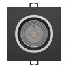 CAROSSO-Z Stropní vestavné bodové svítidlo, čtverec, hliník, černá, LED 5W, dálk ovl.(samost.), telefon, Zig, Blu, CCT 3000K až 6400K, 400lm, RGBW, Ra80, 230V, IP20, tř.2., rozměry 93x93mm, otvor d=80mm náhled 3