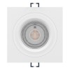 CAROSSO-Z Stropní vestavné bodové svítidlo, čtverec, hliník, bílá, LED 5W, dálk ovl.(samost.), telefon, Zig, Blu, CCT 3000K až 6400K, 400lm, RGBW, Ra80, 230V, IP20, tř.2., rozměry 93x93mm, otvor d=80mm náhled 6