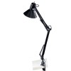 FIRMO Stolní lampa, těleso kov, povrch černá, pro žárovku 1x40W, E27, A60, 230V, IP20, dvě ramena celkem l=955mm, s vypínačem. náhled 2