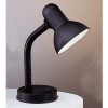 PITTY BASIC Stolní lampa, těleso kov, flexibilní nastavitelné rameno plast, barva červená, pro žárovku 1x60W, E27, A60, 230V, IP20, h=300mm, základna =125mm, s vypínačem. náhled 1