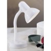 PITTY BASIC Stolní lampa, těleso kov, flexibilní nastavitelné rameno plast, barva modrá, pro žárovku 1x60W, E27, A60, 230V, IP20, h=300mm, základna =125mm, s vypínačem. náhled 4