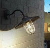 MELGOA VÝPRODEJ Nástěnné venkovní svítidlo, základna kov, povrch antická, difuzor sklo, pro žárovku 1x60W, E27, 230V, IP44, tř.1. rozměry 380x300x250mm náhled 4