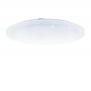 FRANIA-A VÝPRODEJ Stropní svítidlo, zákl kov, bílá, difuzor plast opál, třpytivý efekt, LED 24W,1800lm, dálk ovladač CCT nast teplota teplá/neutrální/denní, stmívatelné Ra80, 230V, IP20, d=400, h=55mm náhled 2