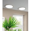 FUEVA-Z CONNECT-Z Stropní vestavné svítidlo, nikl, difuzor plast, LED 17W, 2250lm, dálk ovl, nebo smart telefon Bluetooth, stmív, nast teplota CCT teplá 3000K-denní 6400K, Ra80, 230V IP44/IP20, d=216mm, h=2 náhled 12