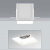 DITA LED Vestavné svítidlo stropní, bezrámečkové, čtvercové, těleso kov, povrch bílá, difuzor plast opál mat LED, 9W, (cca jako 50W žárovka), 700mA, IP20, rozměry 80x80mm, h=130mm náhled 1