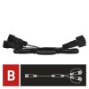 VR BASIC rozbočení Y, černý, IP44, 0,5m VÝPRODEJ Rozbočovací kabel pro venkovní/vnitřní spojovatelné vánoční osvětlení l=0,5m, černý, 30V, IP44 náhled 3