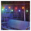 Party řetez, 10x LED, IP44 Venkovní zahradní párty řetěz, 10x LED, svítí stále, vícebarevný, vč. Adaptéru 230V, IP44, rozměry l=500cm, přívodní kabel černá l=5m náhled 6