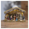 VB betlém, 6 LED, na baterie, 26x17cm Vánoční betlém, vnitřní, stále svítící, těleso plast, 6 LED, teplá 3000K, na baterii 2xAA, 1,5V, IP20, rozměr l=26,3cm, h=17cm náhled 4