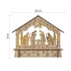 VB dřevěný betlém, 6 LED, 18x15cm Vánoční betlém, vnitřní, stále svítící, těleso dřevo, 6 LED, teplá 3000K, na baterii 2xAA, 1,5V, IP20, rozměr l=18,5cm, h=15cm, časovač 6h/18h nebo stále náhled 5