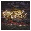 VH hvězda do záhonu, 3x72 LED, IP44, 60cm Vánoční světelná hvězda do záhonu, venkovní/vnitřní, těleso kov, 3x72 LED, studená 3000K, vč. Adaptéru 230V, IP44, rozměry š= 31cm, h=60cm, přívodní kabel černá l=5m náhled 4