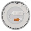 PLAM R 28,5W CCT TRIAC Stropní přisazené svítidlo, povrch bílá, difuzor plast opál, LED 28,5W, 2700lm, přepín. CCT teplota teplá 3000K-neutrální 4000K, stmív TRIAC, 230V, IP40, rozměry d=300mm, h=42mm. náhled 4