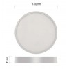 PLAM R 28,5W CCT TRIAC Stropní přisazené svítidlo, povrch bílá, difuzor plast opál, LED 28,5W, 2700lm, přepín. CCT teplota teplá 3000K-neutrální 4000K, stmív TRIAC, 230V, IP40, rozměry d=300mm, h=42mm. náhled 9