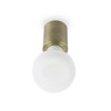 BULBO 1x20W, E27 Stropní svítidlo, základna hliník barva bílá, pro žárovku 1x20W, E27, 230V, IP20, rozměry: d=60mm, l=70mm náhled 3