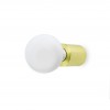 BULBO 1x20W, E27 Stropní svítidlo, základna hliník barva bílá, pro žárovku 1x20W, E27, 230V, IP20, rozměry: d=60mm, l=70mm náhled 4