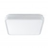 ROSINA 1x15W/20W/30W Přisazené stropní svítidlo, základna hliník, povrch šedá, difuzor plast opál, LED 1x30W, 3000K, 2400lm, 230V, IP20, rozměry: d=380mm, h=80mm náhled 1