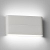 NARADO WALL LED 1x12W Nástěnné venkovní svítidlo, těleso hliník, difuzor plast opál, LED 1x12W, teplá 3000K, 950lm, 230V, IP54, tř.1. rozměry 90x175x22mm, svítí nahoru/dolů náhled 3