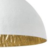 LAVA-P Závěsné svítidlo, materiál laminát, povrch vnější bílá, vnitřní zlatá, pro žárovku 3x60W, E27, 230V, IP20, d=700mm, lankový závěs h=1625mm, lze zkrátit náhled 2