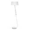 LETO F Stojací lampa, těleso kov, povrch kombinace chrom+černá, stínítko textil černá pro úspornou žárovku 1x20W E27, 230V, IP20, d=405mm, h=1530mm, s vypínačem náhled 2