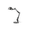 SILENT Stolní lampa, kov, barva šedá, pro úspornou žárovku 1x11W, E14, 230V, IP20, 125x490x150mm. náhled 3